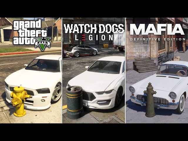 GTA 5 vs Watch Dogs Legion vs Mafia Definitive Edition - Which Is Best?