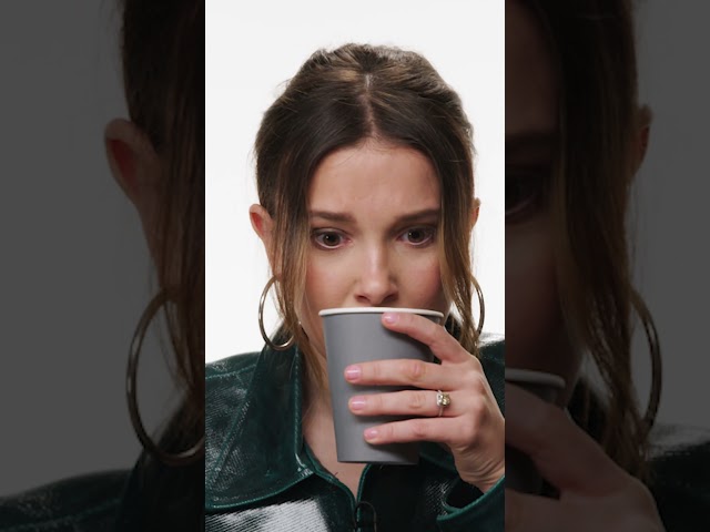 Millie Bobby Brown is DISGUSTED by British beef drink!