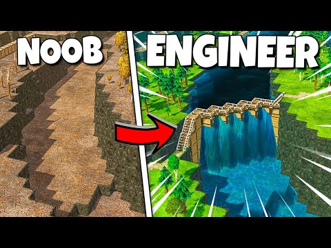 Engineering a MEGA DAM to survive the drought in Timberborn!