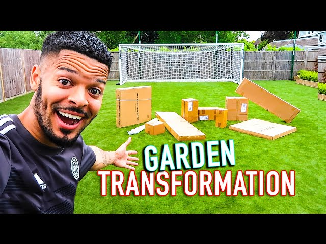 BUILDING A PROFESSIONAL FOOTBALL PITCH IN MY GARDEN *PART 2*
