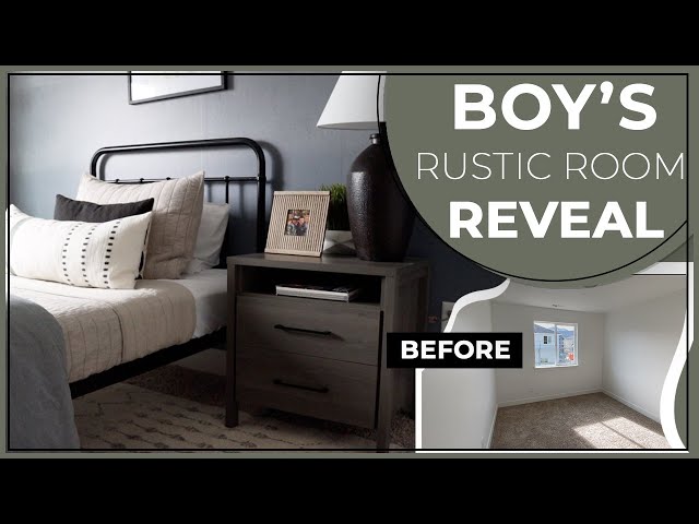 Little Boys Room Makeover || Boys Room Decorating Ideas
