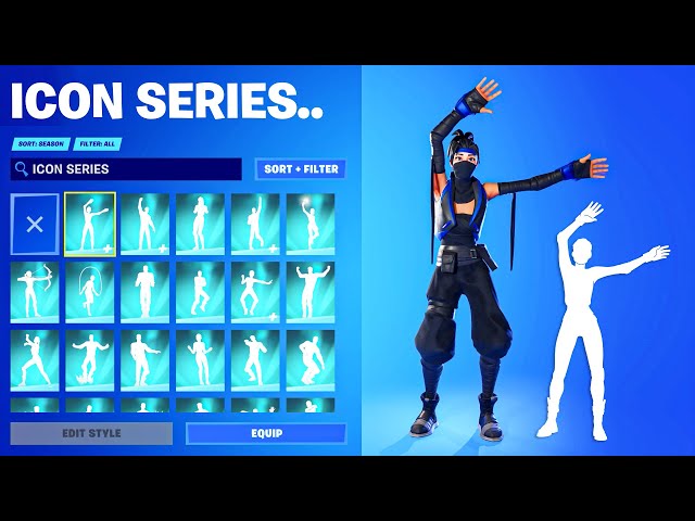 ALL ICON SERIES DANCE & EMOTES IN FORTNITE! #2