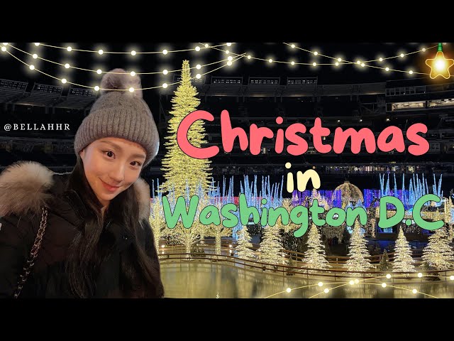 워싱턴dc에서의 황홀했던 크리스마스🎄 | Enchant Christmas, 그리고 다시 잠시 헤어지기😢