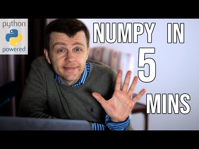 Learn NUMPY in 5 minutes - BEST Python Library!