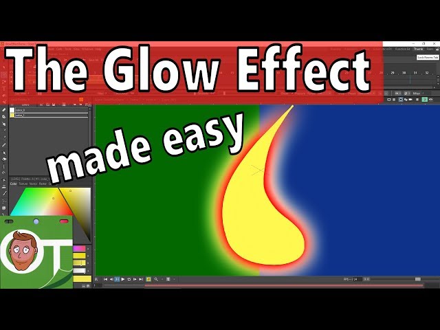 The Glow Effect made easy - OpenToonz Tutorial