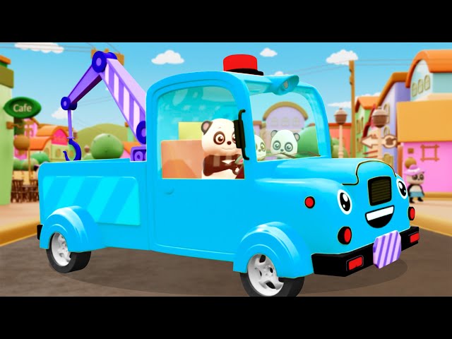 Tow Truck Song + More Car Rhymes & Vehicle Videos for Kids