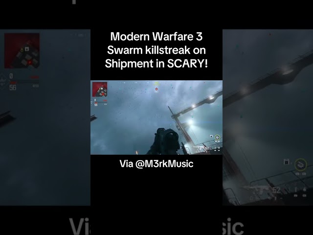 Swarm killstreak on Shipment is SCARY Modern Warfare 3 Season 1 Update MW3 Swarm killsteak Shipment