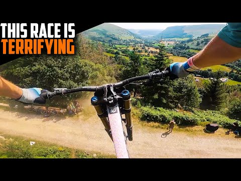 RIDING THE INSANE NEW JUMPS ON THE RED BULL HARDLINE COURSE!!