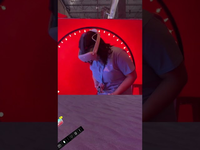 ruby goes for a swim in ROBLOX VR...