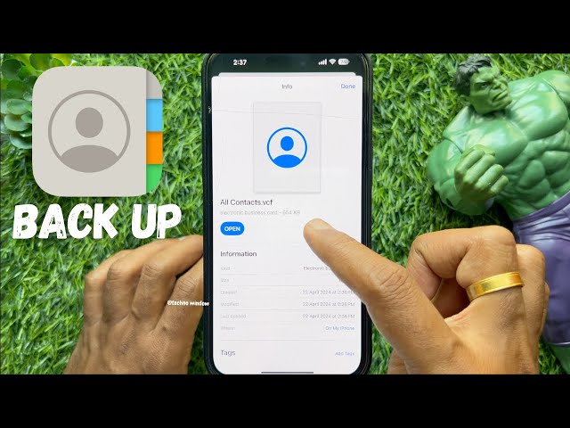 How to Back Up Your iPhone Contacts (2024)