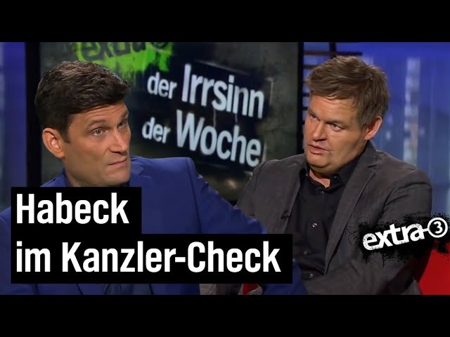 Robert Habeck und die Kanzlerfrage bei den Grünen | extra 3 | NDR