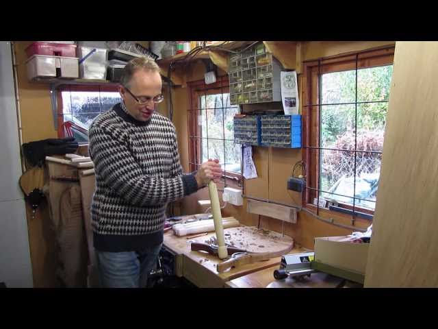 Making a Pole Lathed Back Stool - Part 1 of 2