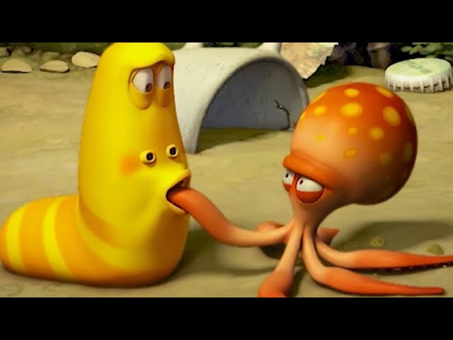 LARVA - BRAÇO OCTOPUS CURTO | Fatia de limão | Dos desenhos animados | Cartoons Para Crianças