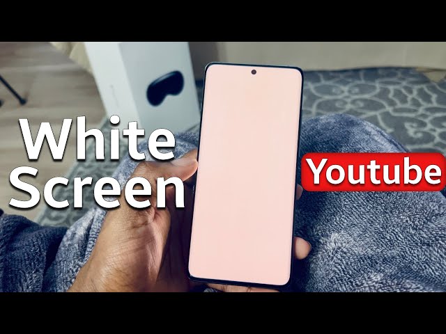YouTube App Shows White Screen - OnePlus 12