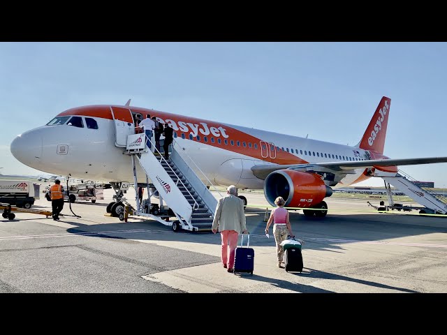 EASYJET Airbus A320 Economy Class | Brussels to French Riviera (full trip report)