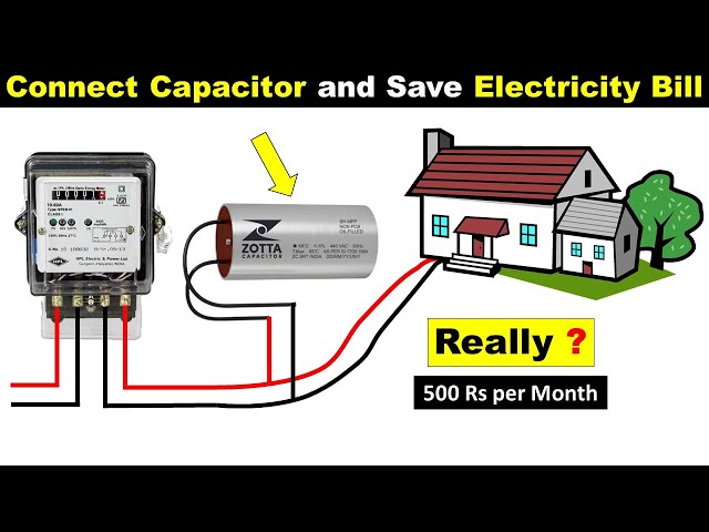 Can Capacitor reduce our electricity bill ? Power saver device Real or fake @TheElectricalGuy