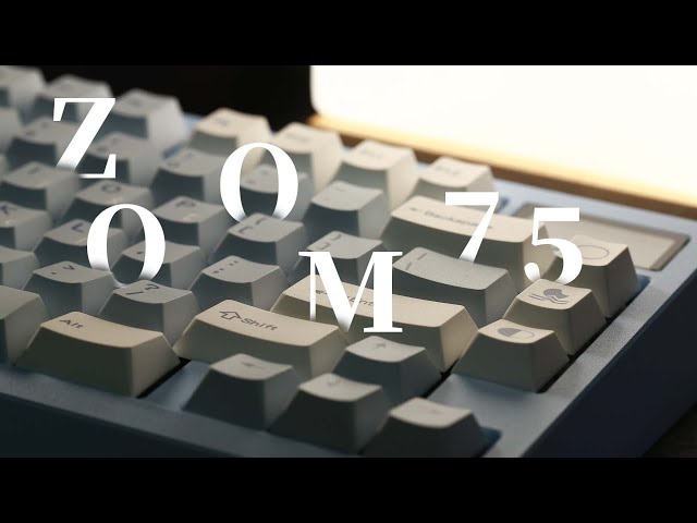 [ASMR] The Small Stone Typing Sound Close To Your Ear | ZOOM75 | Unboxing + Typing + Assembling