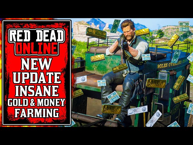 The NEW Red Dead Online UPDATE Has AMAZING GOLD & Money Farming Methods.. (RDR2)