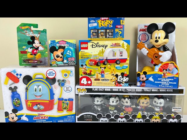 Mickey Mouse Collection Unboxing Review | Doorables Bubble Machine I Campsite & Camper