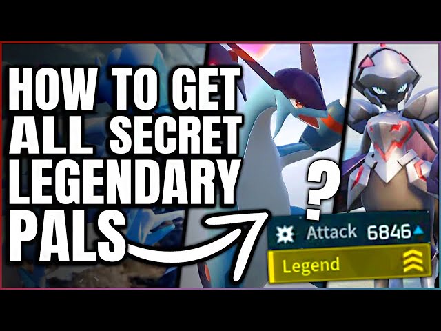Palworld - How to Get ALL Hidden OVERPOWERED LEGENDARY Pals & Make ANY Pal Legend 100% Catch Guide!