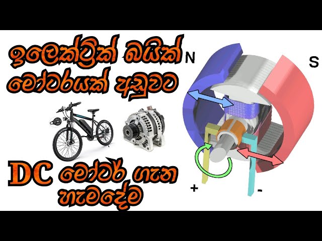 Car Alternator to DC motor conversion | DC මොටර් ගැන හැමදේම සිංහලෙන් #GeniusMind