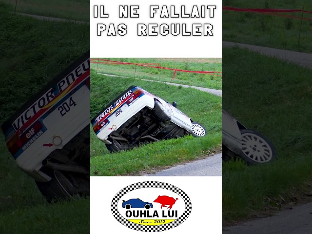 Il ne fallait pas reculer Rallye de la Noix de Grenoble 2023