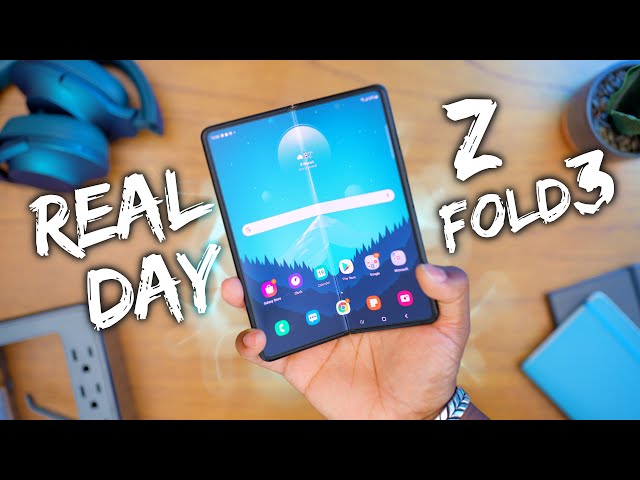 Samsung Galaxy Z Fold 3 - REAL Day in the Life Review!