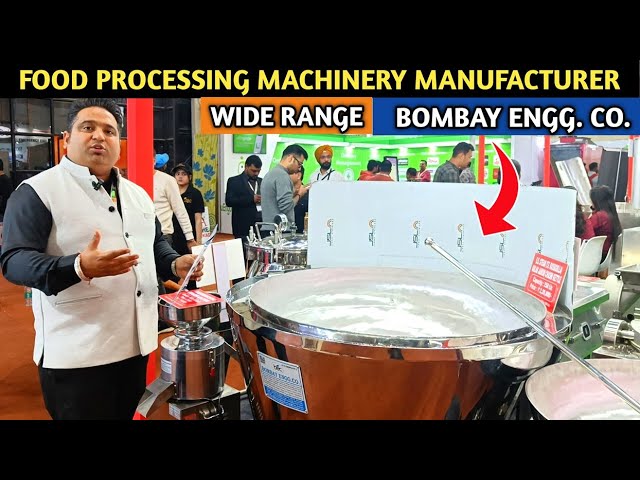 मिठाई, नमकीन,  खानपान #aahar2024, Energy Saving Machines Large Scale Food Production @bombayenggco