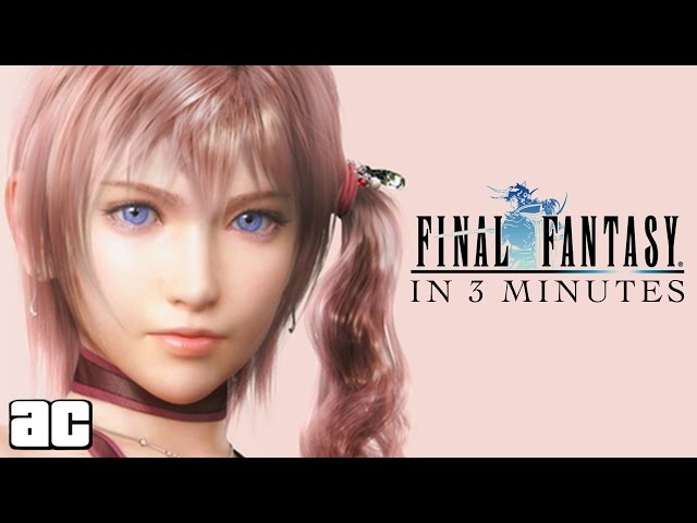 ENTIRE Final Fantasy Chronology in 3 Minutes! (Final Fantasy Animation)