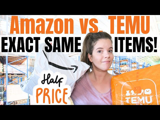 SAME EXACT ITEMS 1/2 THE PRICE PROOF | TEMU VS. AMAZON | LET ME PROVE IT | REAL PRICES & PROOF