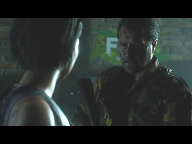 Resident Evil 3 Remake - Kendo and his Infected Daughter - Emotional Scene