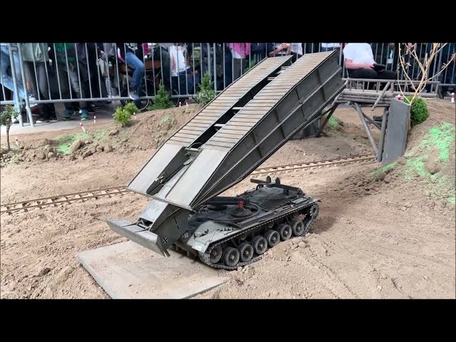 AVLB Brückenlegepanzer M48 scratch build 1/16 full option #Bundeswehr #usarmy #pioniere #rc