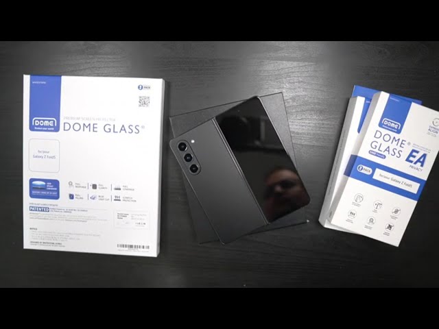How To Install A Whitestone Dome Tempered Glass Screen Protector On Your Samsung Galaxy Z Fold 5