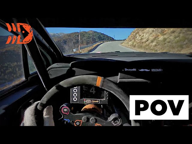 Rally Monte-Carlo Testing POV Helmet Cam 4K - Flat Out
