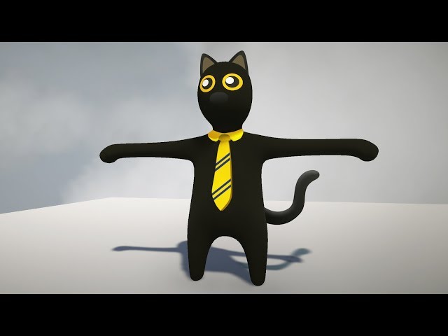 SIR MEOWS A LOT IS IN HUMAN FALL FLAT!