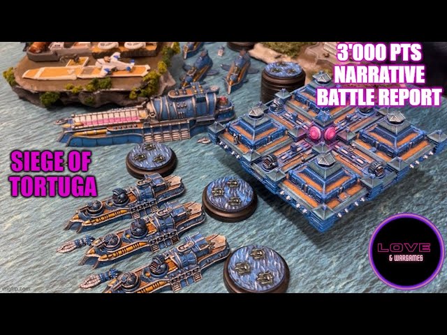 Siege of Tortuga - Dystopian Wars Battle Report