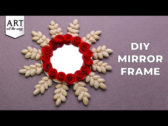 How to Frame a Mirror | DIY Mirror Frame | Mirror Frame | Home Decor | Wall Hanging | @VENTUNOART