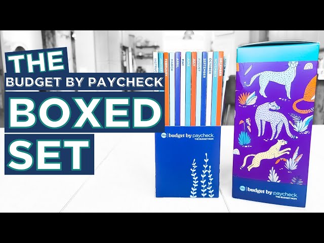 The Budget By Paycheck Boxed Set | Budget Planner Workbook