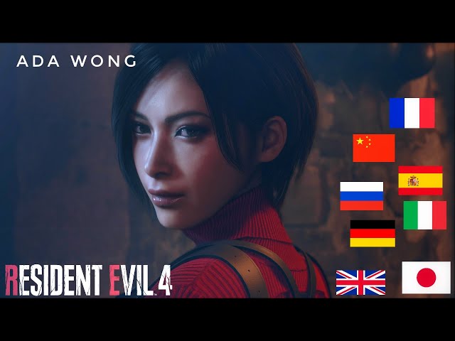 Ada Wong voice in different languages