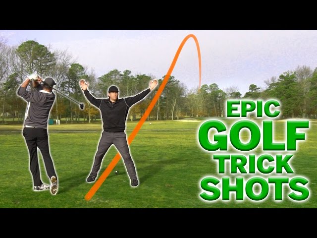 EPIC Golf Trick Shots | SweetSpotSquad