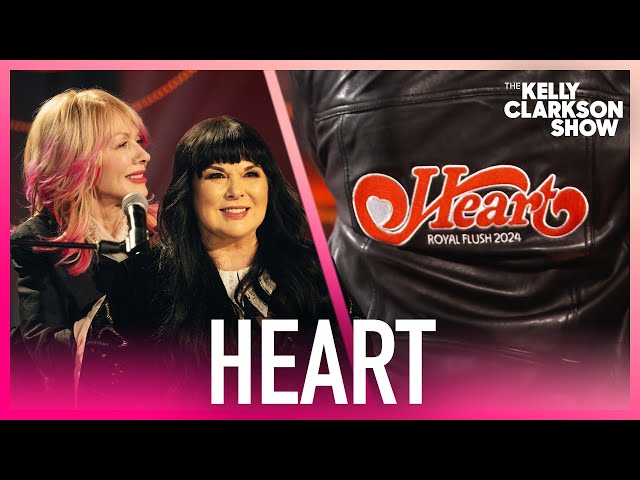 Heart Surprises Kelly Clarkson With Custom Leather Jacket For Her Birthday!
