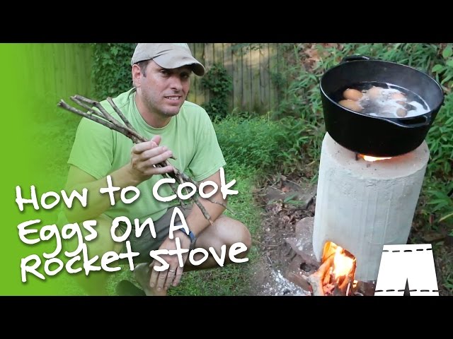 How To Boil Eggs On A DIY Rocket Stove