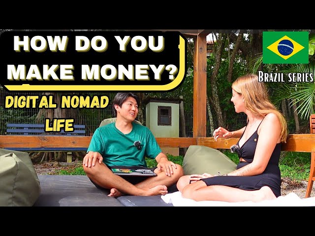 I asked DIGITAL NOMADS how they MAKE MONEY from a remote island in BRAZIL