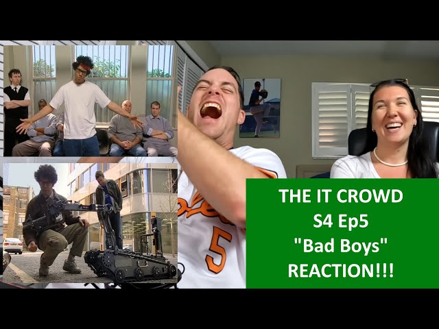 Americans React | THE IT CROWD | Bad Boys Season 4 Episode 5 | REACTION