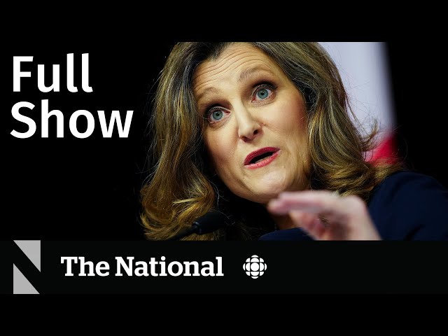CBC News: The National | Federal budget spending and tax hikes
