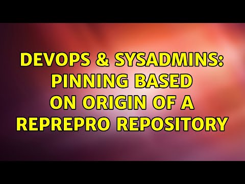DevOps & SysAdmins: Pinning based on origin of a reprepro repository