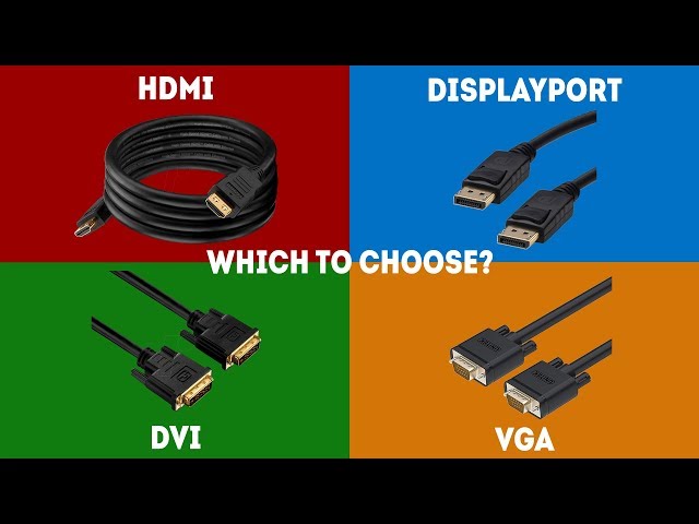 HDMI vs DisplayPort vs DVI vs VGA - Simple Explanation