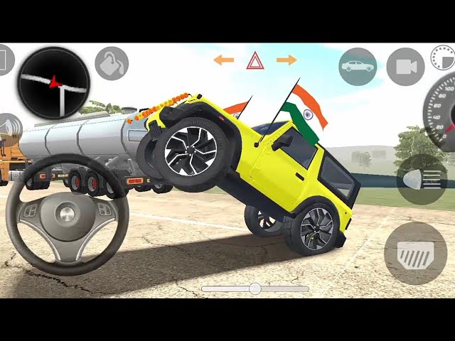 Dollar Song Modified Mahindra Yellow Thar || Android Gameplay || Indian car simulator 3d