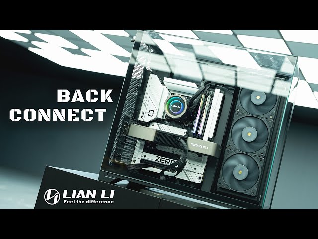 LIAN LI enters the back connect game | OLED desk PC!