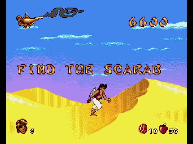 Disney's Aladdin - "Rolly Snake" Restored Animation